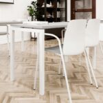 Stol med armstöd, tygsits och plastrygg - Choice - Bild 3