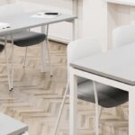 Stapelbar stol i plast med armstöd - Choice - Bild 3