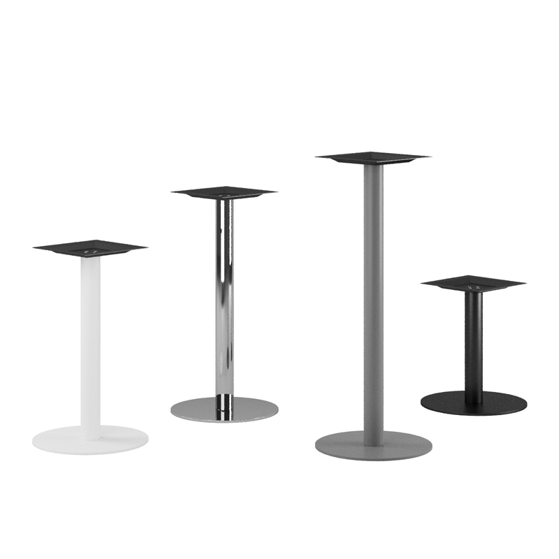 45xH_all_sizes_variation_mtl_frames Pelarstativ Ø45 cm - 4 olika höjder - Bild 1