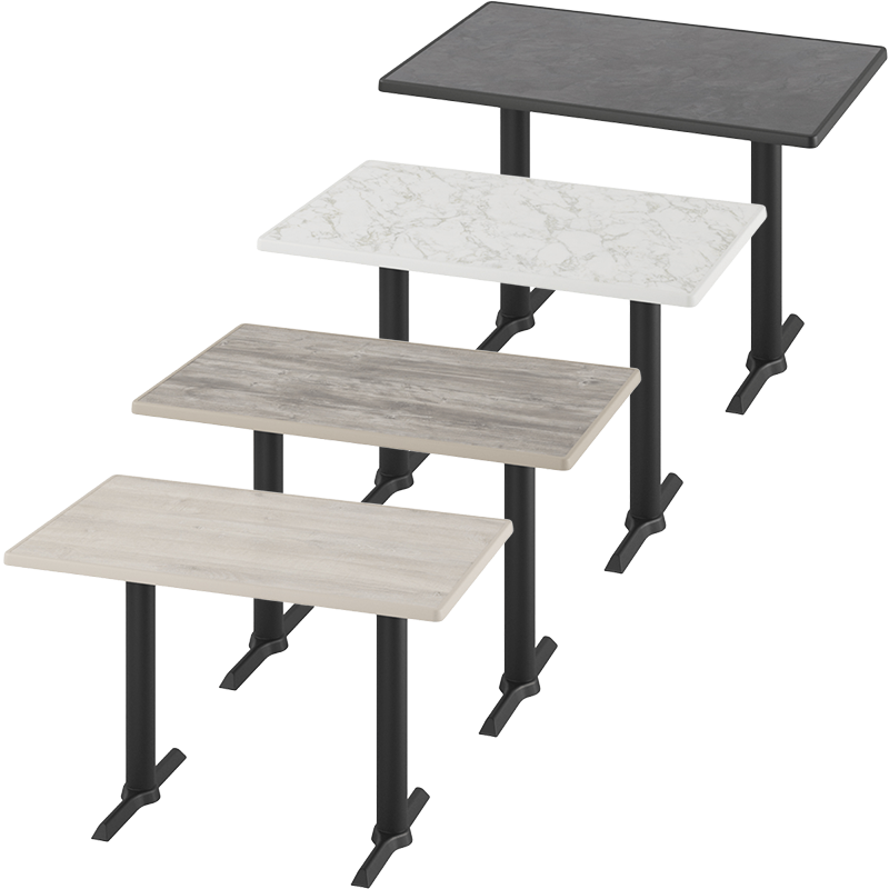 elj-ferrea-bord-kollage-115x70 Ferrea bord med rektangulär 115x70 cm skiva - Bild 1