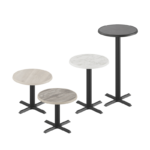 Ferrea bord med rund Ø60cm skiva